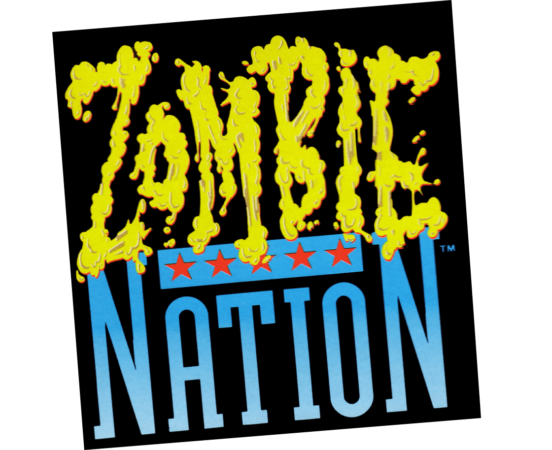 Zombie Nation logo for NES